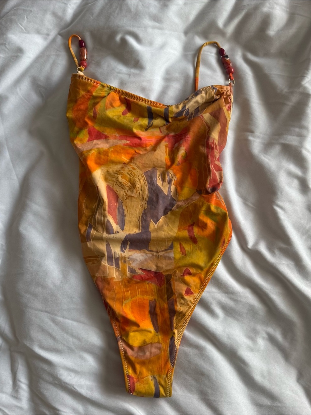 YLLW: MONROE CHARM ONE PIECE SWIMSUIT HERE COMES THE SUN Yellow The Label Italy